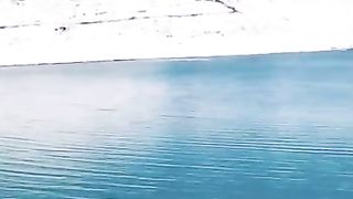 World's Highest Snowy Lake..