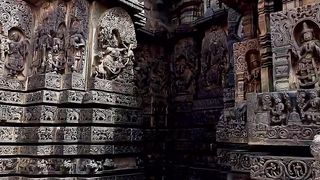 Magic carved out of stone. An intricately carved ‘Hoysaleswara Temple’ in Halebidu, Karnataka.