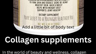 Collagen supplements
