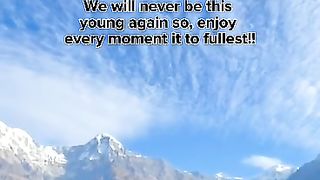 We will never be this young again so enjoy every moment it to fullest