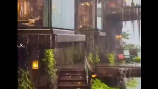 Beautiful rain and awesome place????