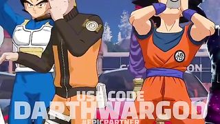Goku vegita and Naruto