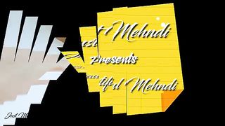 Easy Simple Mehndi design - cotton bud Mehendi design front hand - Arabic Mehndi Design 2024