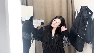 Transparent Try on Haul with Patricia - No Bra Challenge