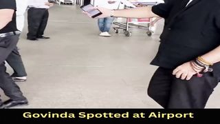 Govinda Spotted at Airport #govinda #shorts #short #trending #viral #bollywood #shortvideo