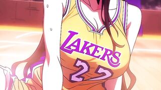 Albedo sama plays basketball