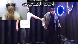 المداح عايش الدور عمل نفسه مداح مع الكلب ورامزجلال
