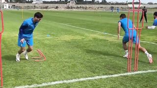 Football drils keeping fit