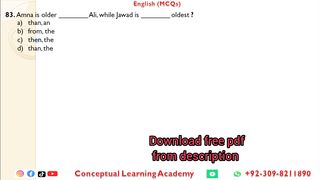 English MCQs for all Exams