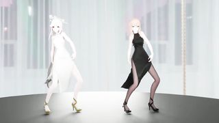 Couple anime style dance