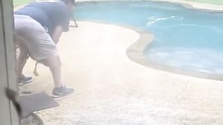 A dad and his duck