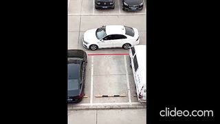 Parking in the parking lot is not difficult #driving #car #tips #drivinglessons #park