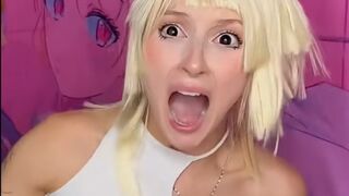 Cat vs Woman hair-cutting funny video
