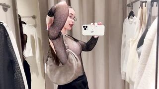 Transparent Clothes with Laurel - See-Through Try On Haul At The Mall