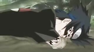 Naruto vs Gara __ naruto kecil __ sasuke terkejut melihat kekuatan naruto.
