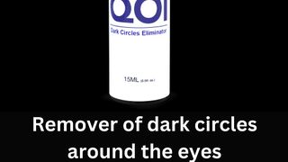 Remover of dark circles around the eyes