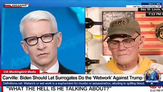 Caville Calls for "WETWORK" [Murder} of President Trump: Admits "It's A CIA Term for Take a Guy Out." (3.20.24)