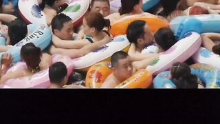 the condition of the swimming pool was very full