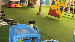 Dinosaur animals playing for children