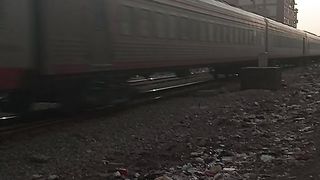 VIP train in Upper Egypt at noon
