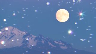 Moon rising #moonnight#moon rising with amazing star movement