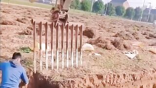 Excavator work