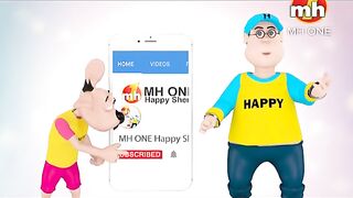 Pot Ke Paani Se Chai  Happy Sheru  Funny Cartoon Animation  MH ONE_
