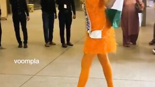 All the best Divita Rai leaves for the Miss Universe competition!