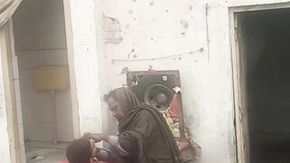 Pakistani Barber shop on the Road