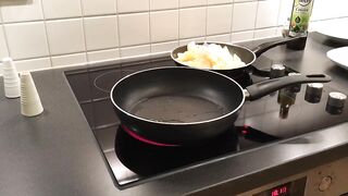 Schnitzel Grill Pan Flesh Food Cook Meal