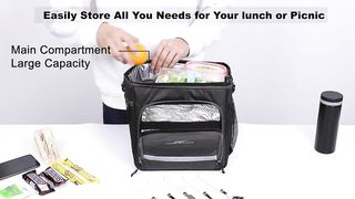 Maelstrom Lunch Box for Men,Insulated Lunch Bag
