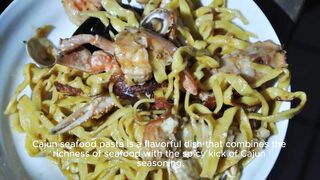 Make Cajun Seafood Pasta:  and delicious