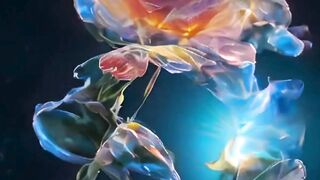 Green screen flower effect baghrawne