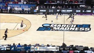 Kansas Survives vs. Samford in Controversial Ending _ 2024 March Madness