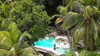 Lost paradise in the middle of the Seychelles jungle.
