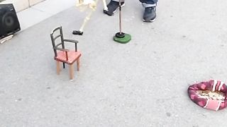 شاهدو ماذا فعل هذا الفنان المغربي