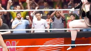 Wwwe the Rock vs nikita