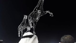 The flying horses were spotted