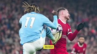 Manchester City vs Liverpool | Jeremy Doku raised his boot so high | Premier League