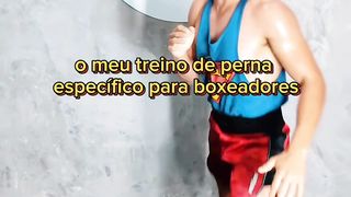 Beginning kickbox training