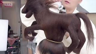Hourse Style Hair Cutting
