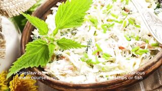 A delicious homemade coleslaw recipe to serve alongside steak