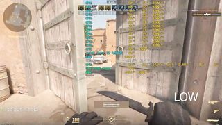 Counter Strike 2 | GTX 1650 Super + i5 10600k | 1080p | Low vs High vs Very High