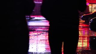 Video on a rainy night for montage #2