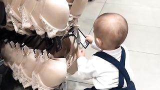 Little baby hungry