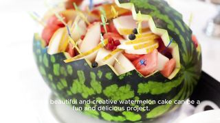 Preparing a wonderful and delicious watermelon cake a new step-by-step guide