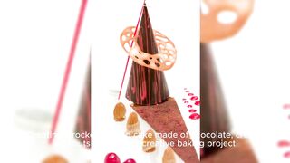 Crunchy Rocket Blast Chocolate Cake. The most beautiful, very new cake