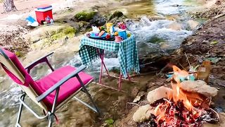 Cool picnic in the nature