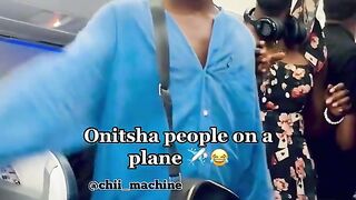 The first time on plane