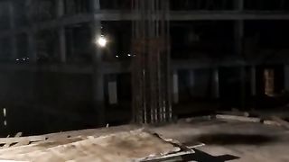 Construction start at night in ramdan